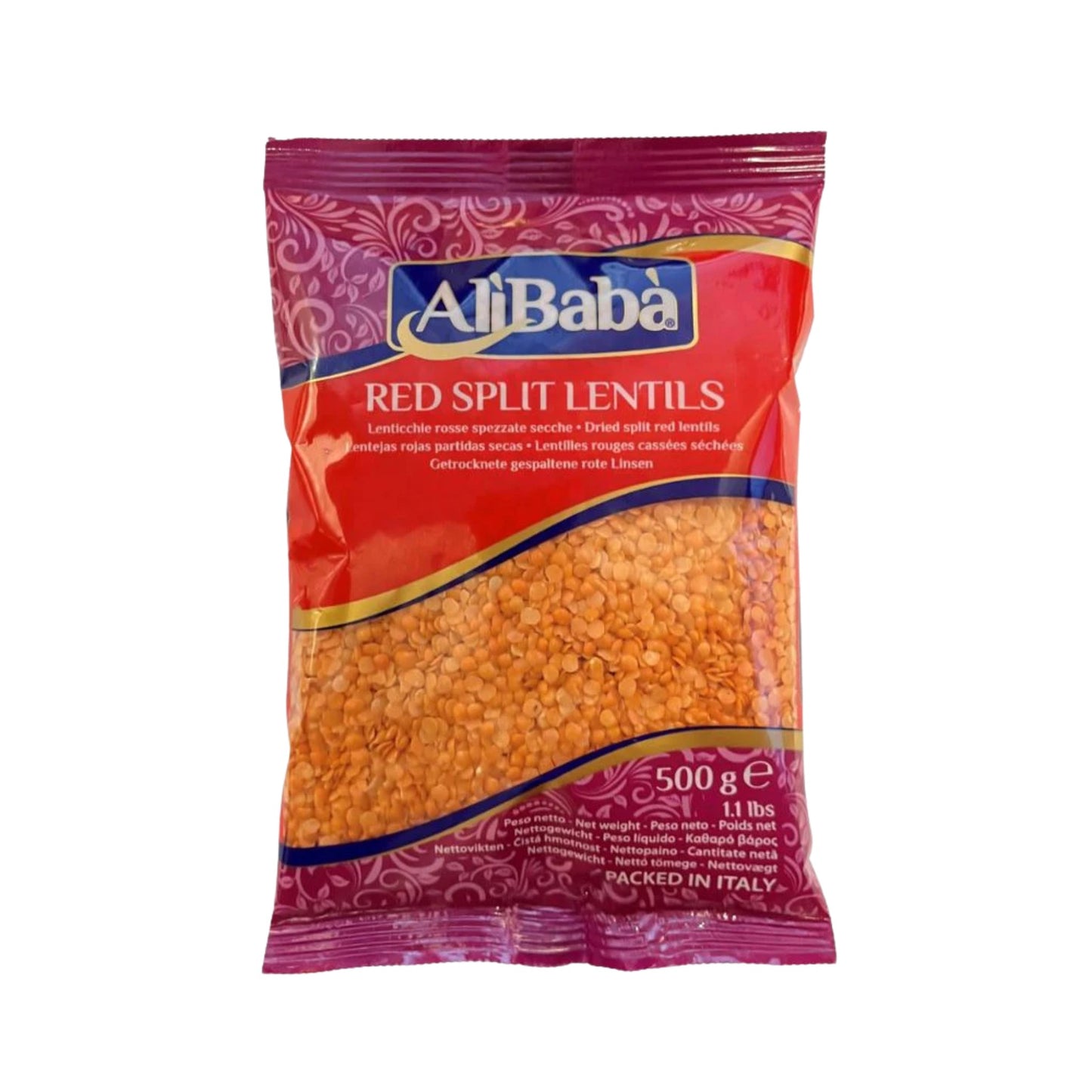 Alibala red lentils split 500g