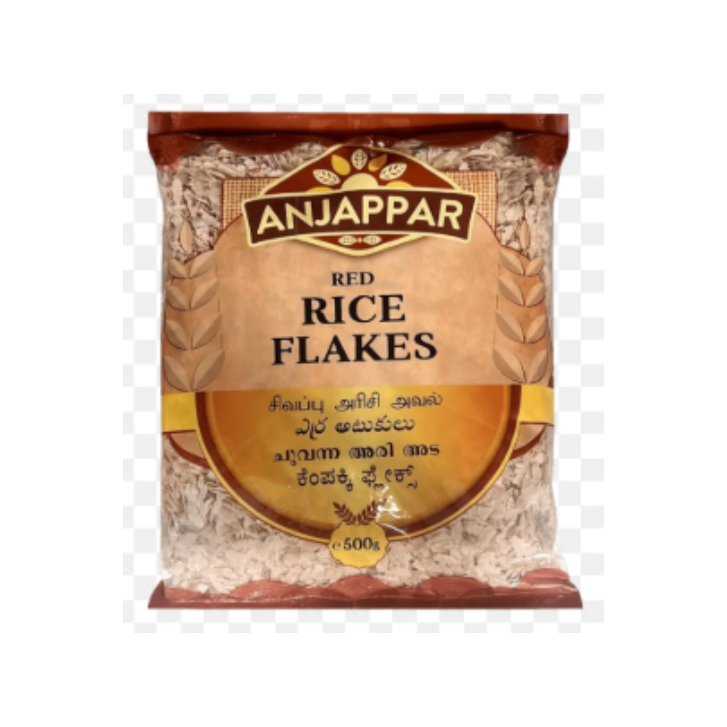 Anjappar Red Rice Flakes (Red Poha) 500g