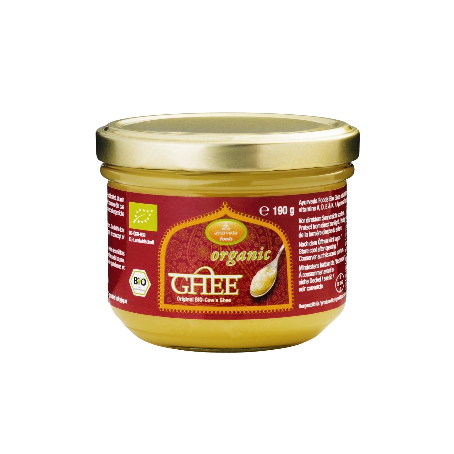 Ayurveda organic ghee Bio 190g