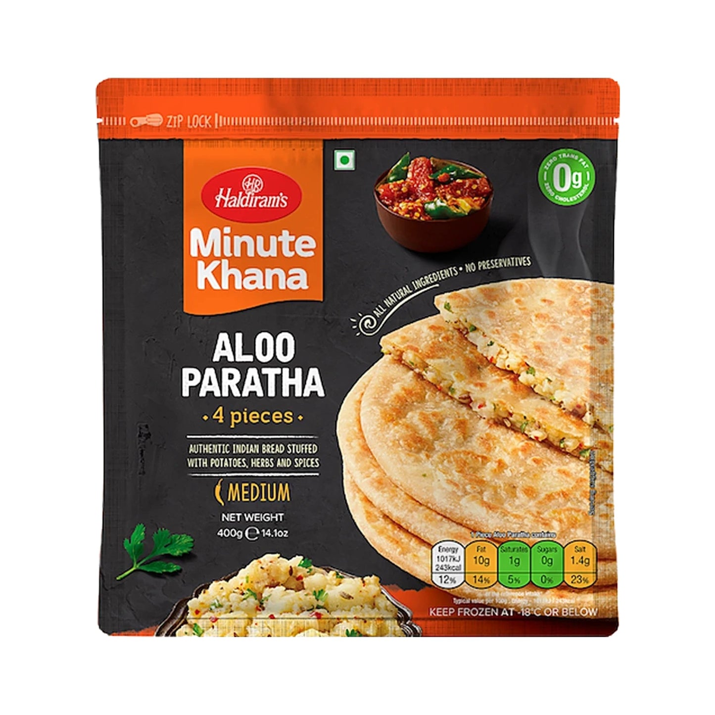 Frozen Haldiram aloo paratha 1.6kg