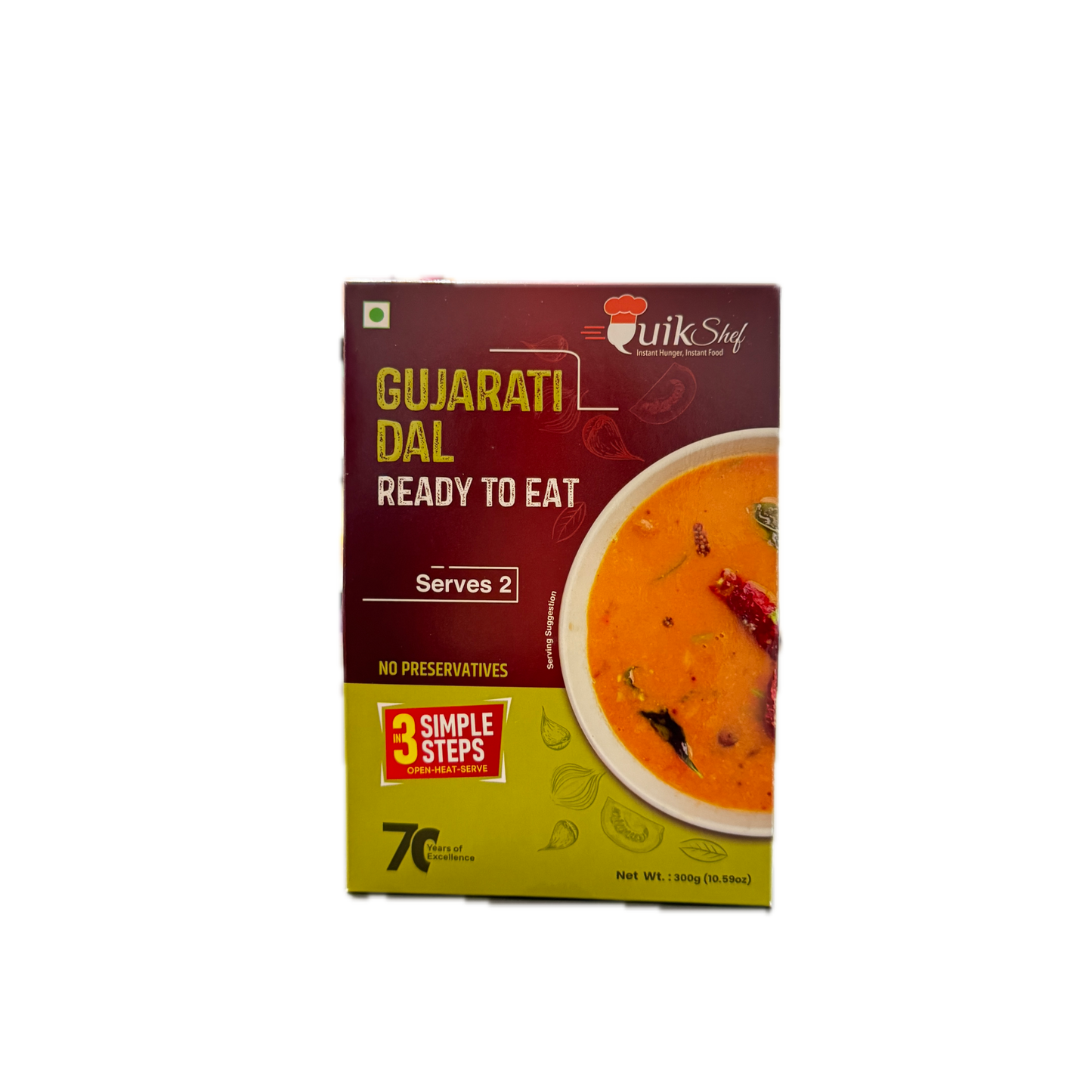 Quikchef Gujrati Dal RTE 300g