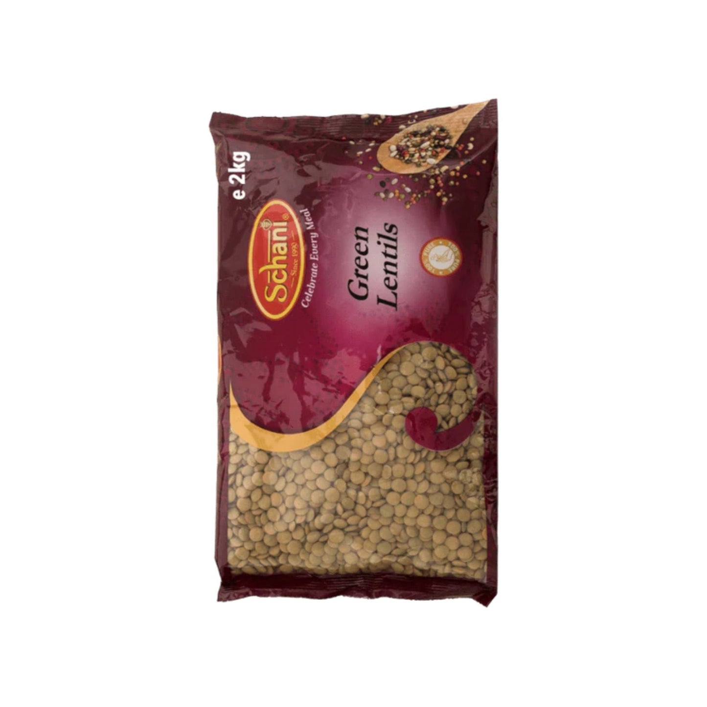 Schani Green Lentils 2 kg