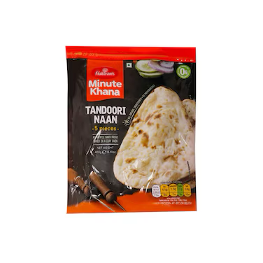 Haldiram's Frozen Tandoori Naan 400g