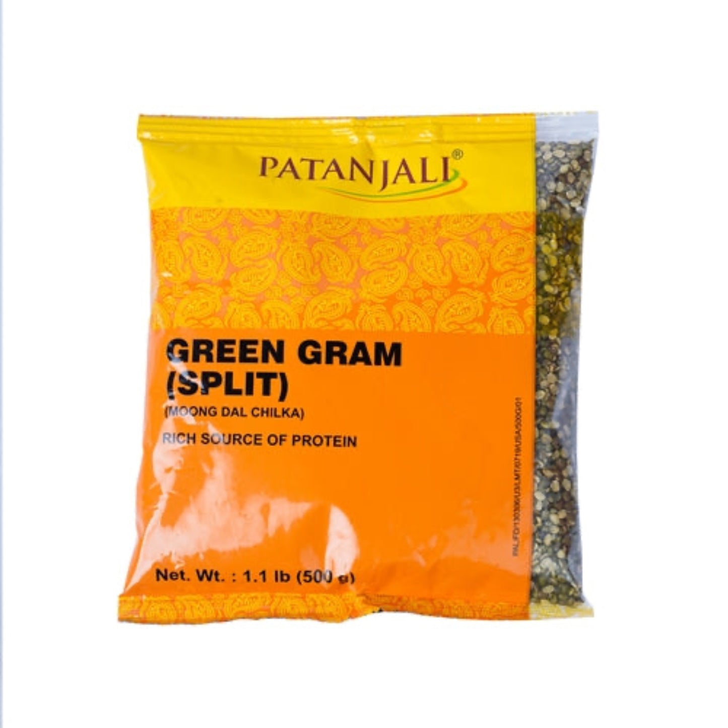 Patanjali Green Gram (Split) 500g