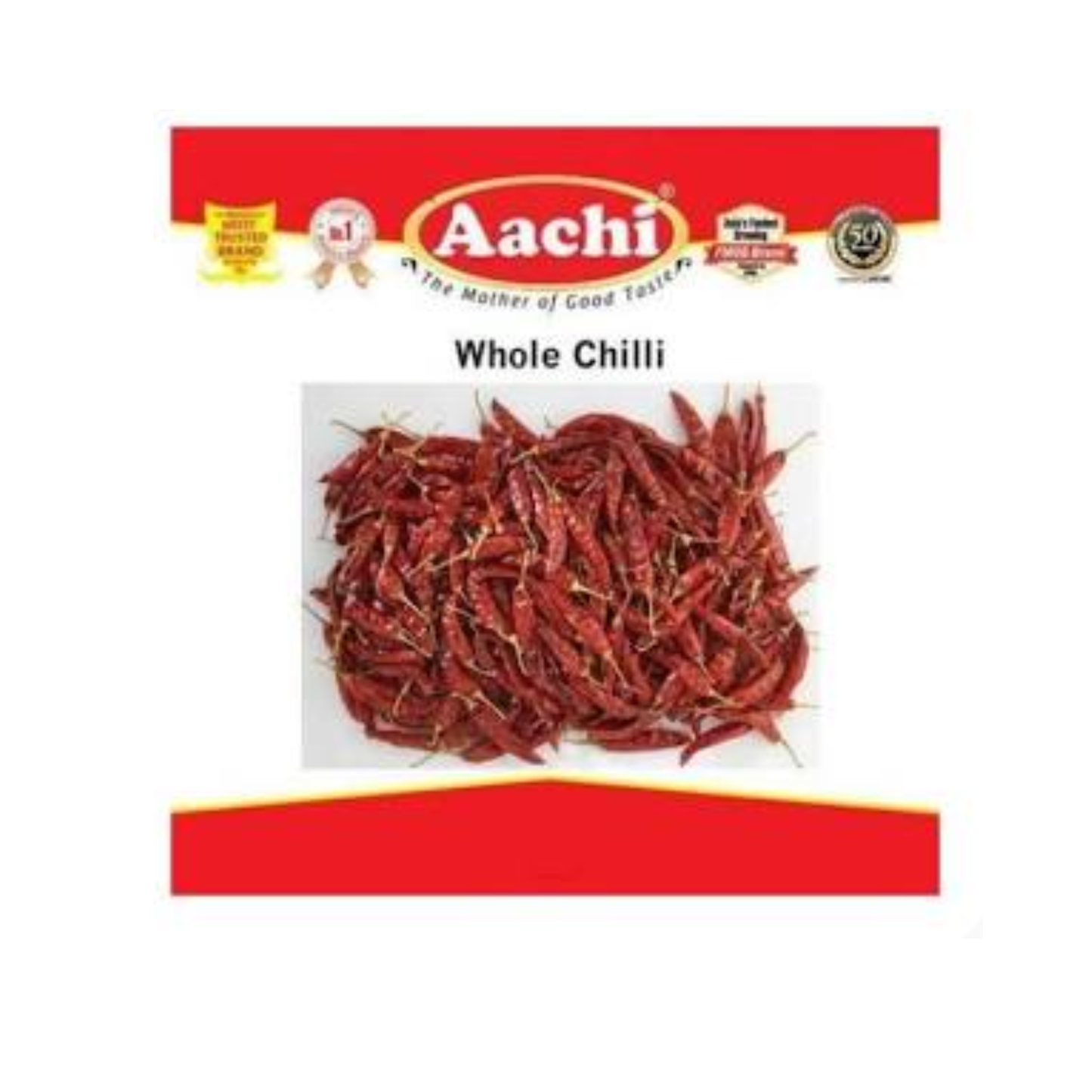Aachi Red Chilli Whole 100g