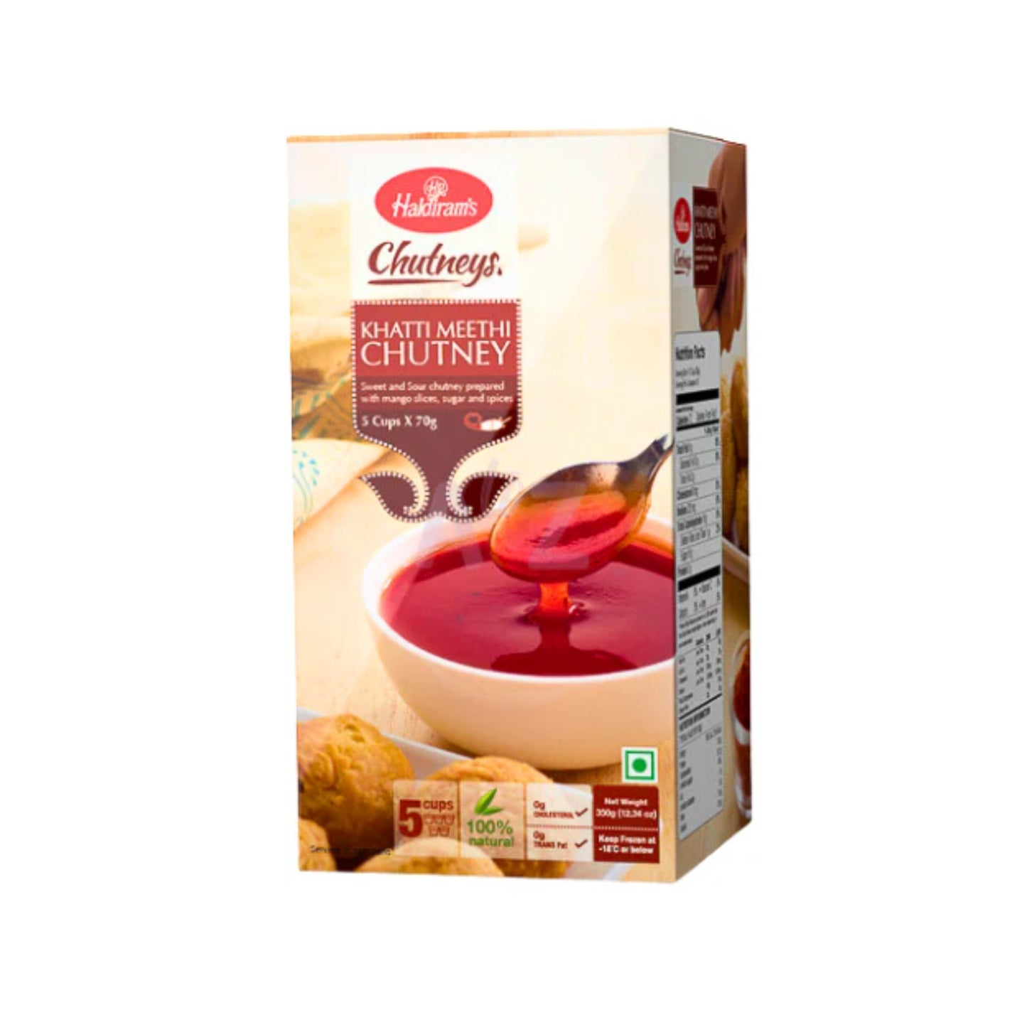 Frozen Haldiram khatti meethi chutney cups 5pc