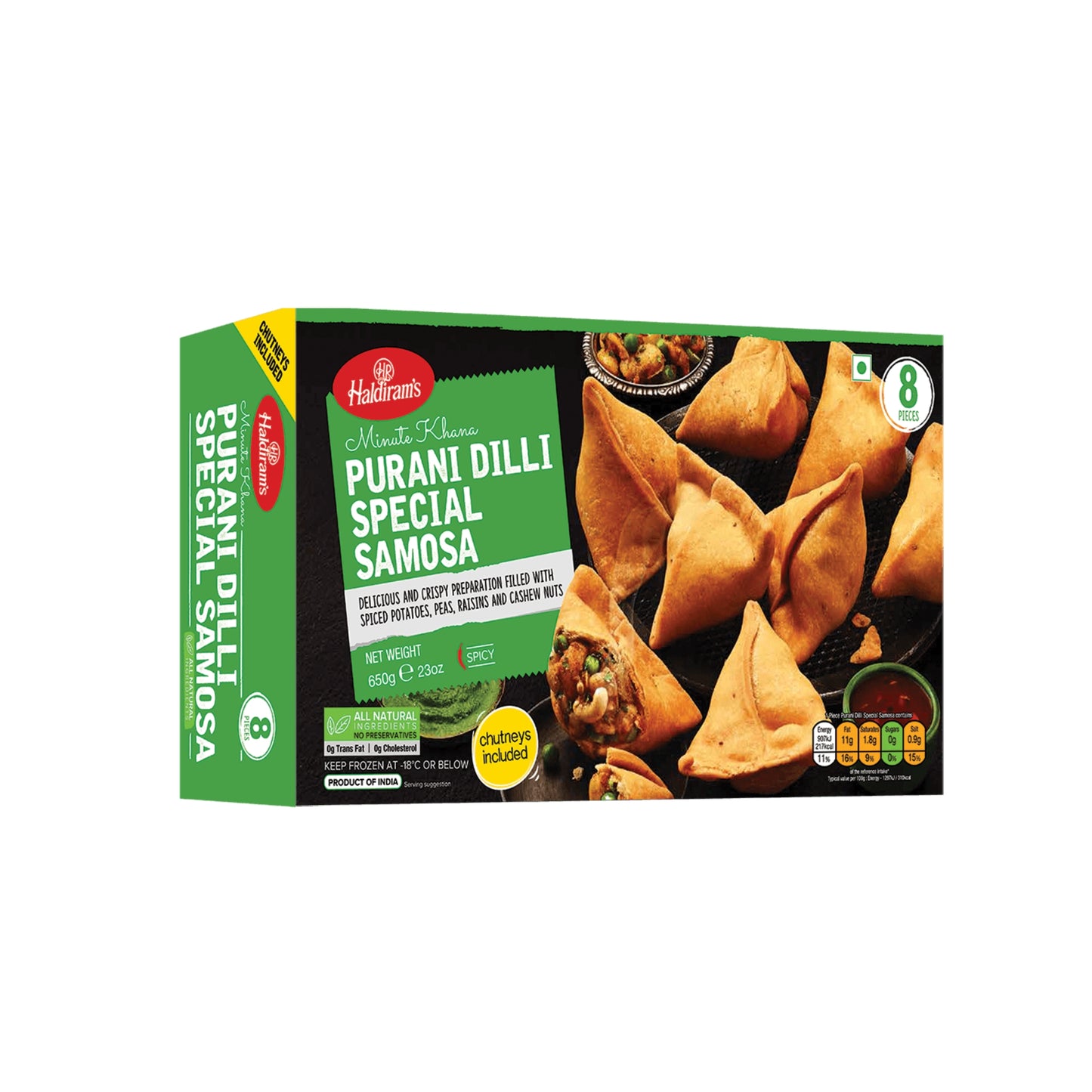 Frozen Haldiram purani dilli samosa