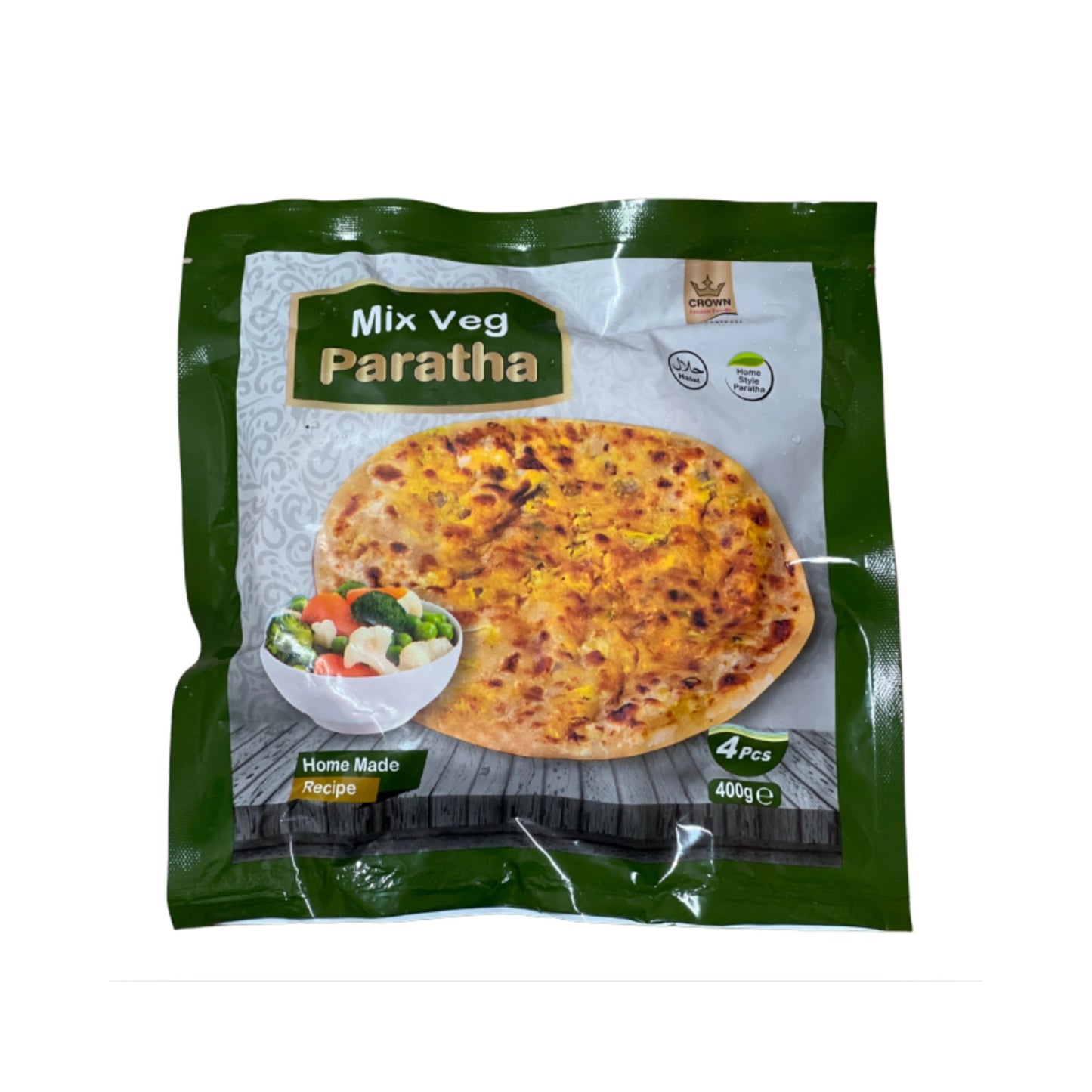 Frozen Crown Mix Veg Parantha 400g