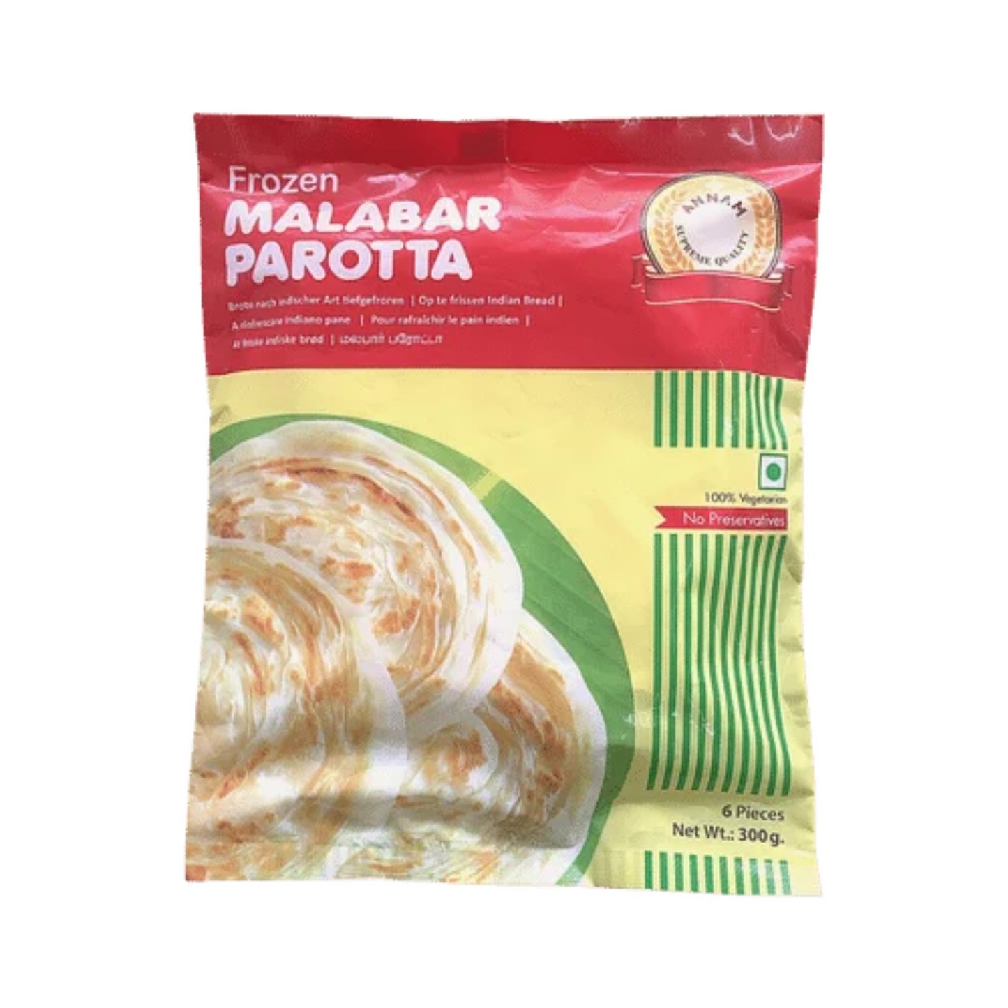 Frozen annam malabar parotta 300g