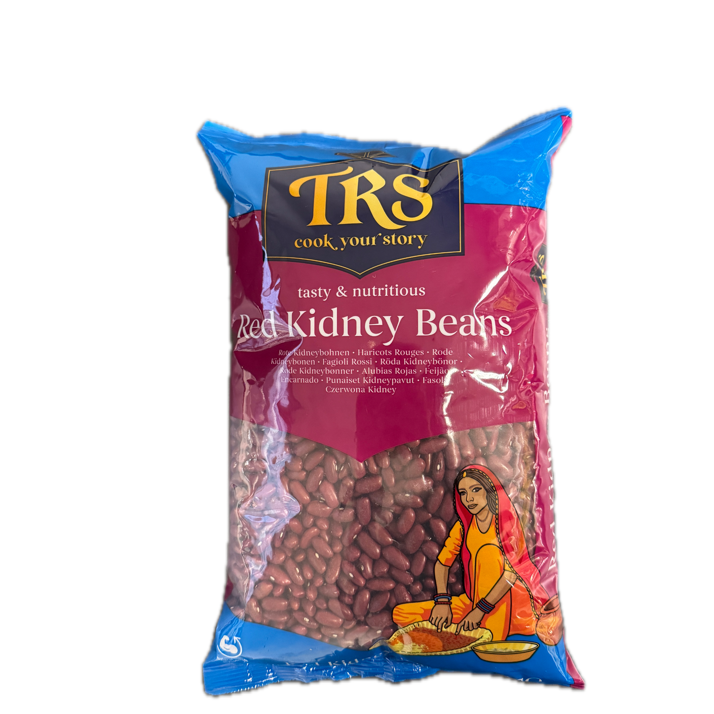Pack of TRS Red Kidney Beans on a white background