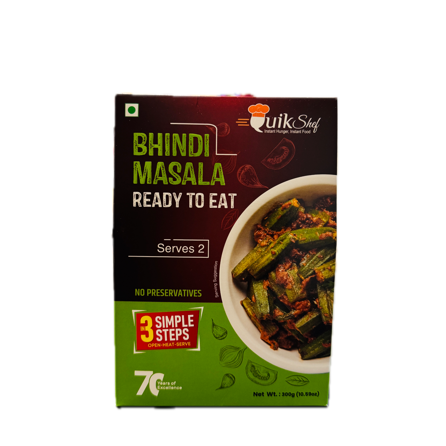 Quikchef Bhindi Masala RTE 300g