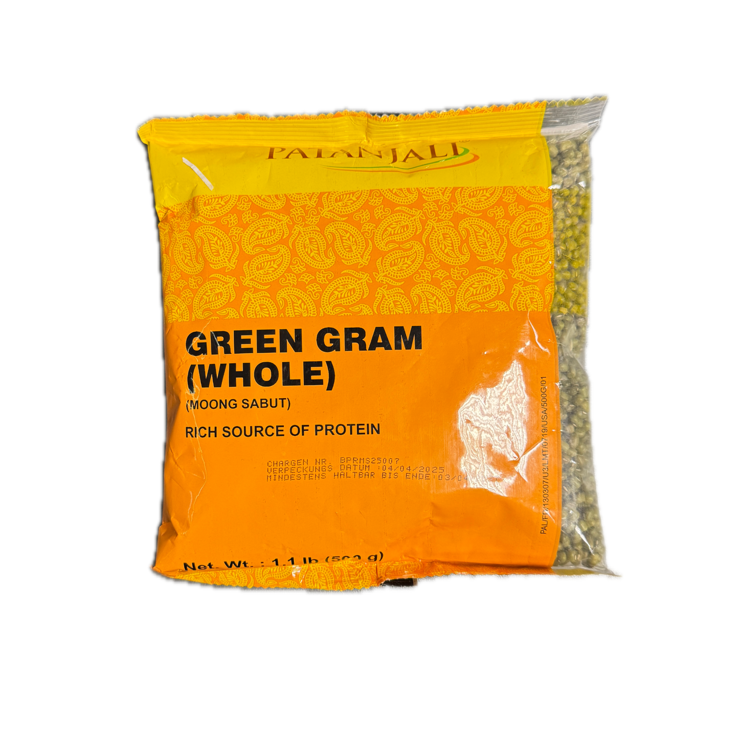 Patanjali Green Gram (Skinned) 500g