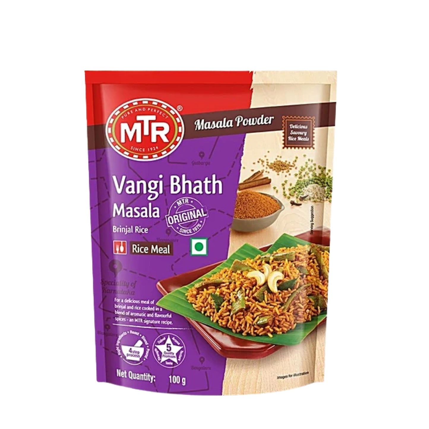 MTR vangi bhath masala 100g