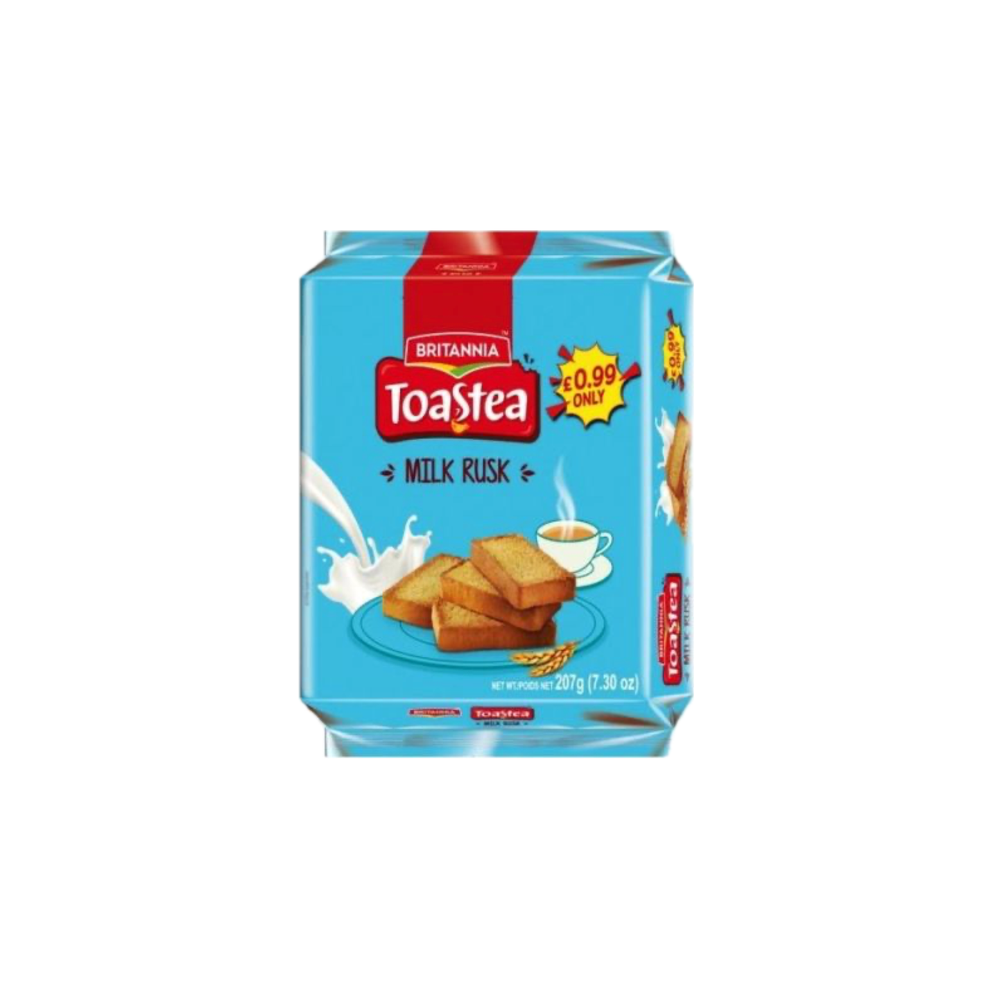 Britannia Toasttea Milk Rusk 207g