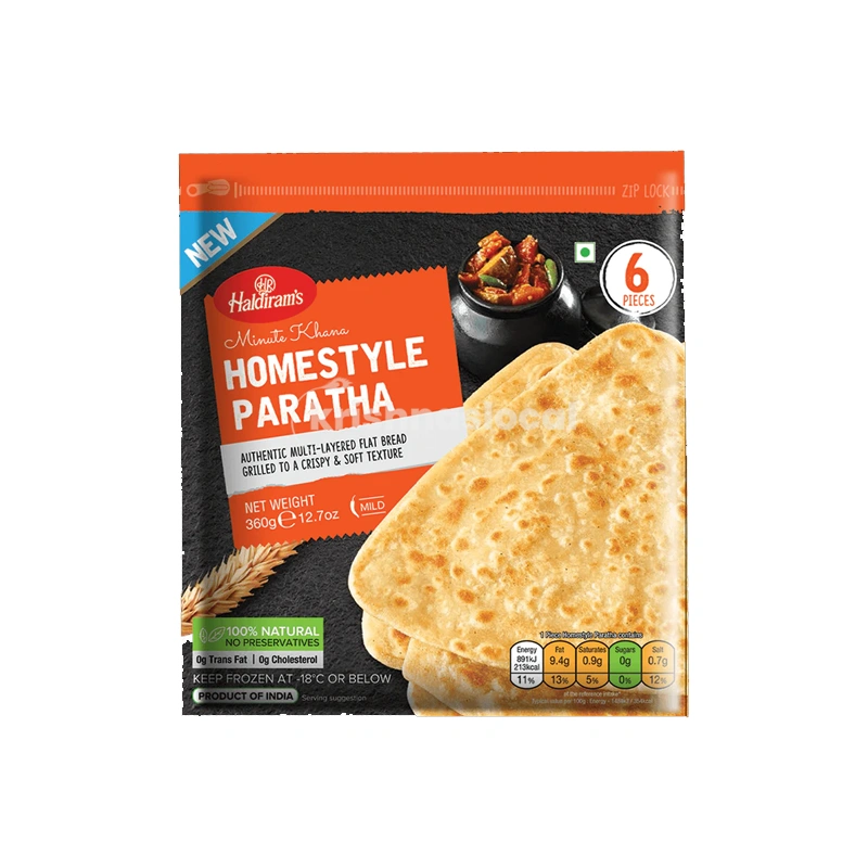 Frozen haldiram homestyle paratha 360g